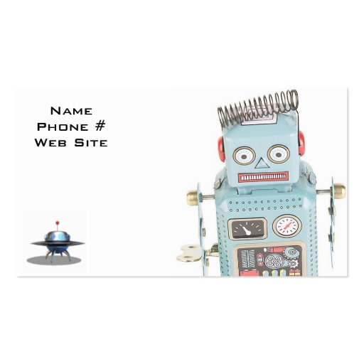 Tarjetas de visita del robot