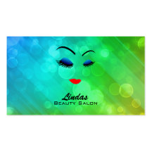 Tarjetas de visita del salón de belleza