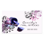 Tarjetas de visita del salón de belleza del técnic