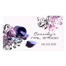 Tarjetas de visita del salón de belleza del técnic