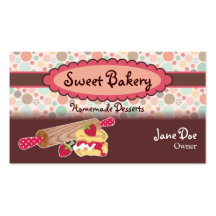 Tarjetas de visita del Scone de la fresa de los lu