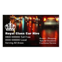 Tarjetas de visita del taxi