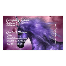 Tarjetas de visita del unicornio