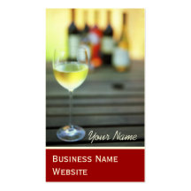 Tarjetas de visita del vino