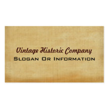 Tarjetas de visita del vintage