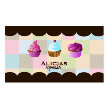 tarjetas de visita deliciosas de la magdalena