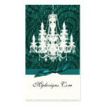 tarjetas de visita elegantes de la lámpara del dam tarjetas de negocio