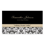 Tarjetas de visita elegantes profesionales del dam