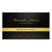 Tarjetas de visita elegantes profesionales del dam