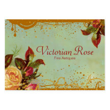 Tarjetas de visita elegantes subiós Victorian