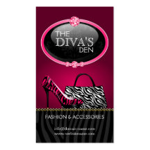 Tarjetas de visita elegantes y descaradas de moda