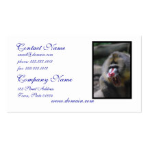 Tarjetas de visita enojadas de Mandrill