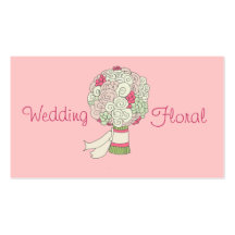 Tarjetas de visita florales