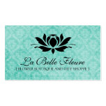 Tarjetas de visita florales elegantes