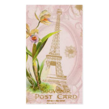 Tarjetas de visita francesas del estilo de la anti