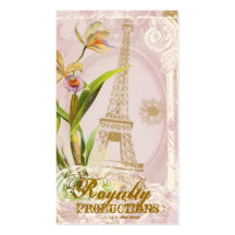 Tarjetas de visita francesas del estilo de la anti