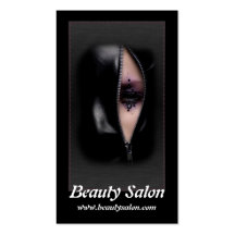Tarjetas de visita hermosas del salón de belleza d
