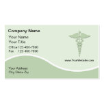 Tarjetas de visita médicas