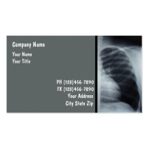 Tarjetas de visita médicas