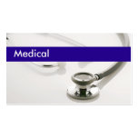 Tarjetas de visita médicas