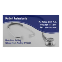 Tarjetas de visita médicas