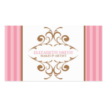 Tarjetas de visita modernas del Flourish