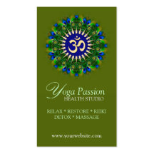 Tarjetas de visita orgánicas verdes de la edad de 
