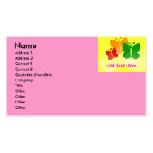 TARJETAS DE VISITA PERSONALES DE LA MARIPOSA