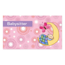 Tarjetas de visita que cuid losan nin¢os