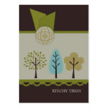 Tarjetas de visita rechonchas de los árboles de Ki