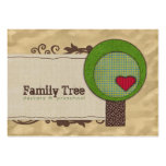 Tarjetas de visita rechonchas del árbol de la amis