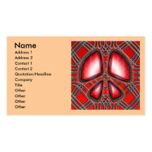 TARJETAS DE VISITA RETRAS DEL SIGNO DE LA PAZ