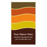 Tarjetas de visita retras personalizadas 70s