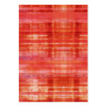 Tarjetas de visita rojas del arte abstracto del pu
