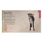 Tarjetas de visita rosadas bonitas de Boho del cer