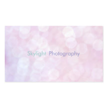 Tarjetas de visita rosadas de la fotografía de Bok