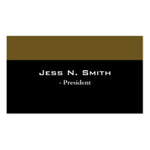 Tarjetas de visita simples frescas del negro y del