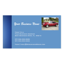 Tarjetas de visita &Touring profesionales del mecá