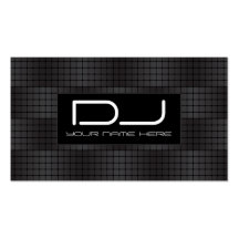 Tarjetas de visita urbanas de Hip Hop DJ