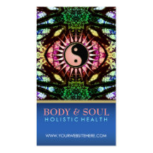 Tarjetas de visita visionarias de YinYang NewAge d