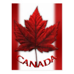 Tarjetas del arte de la bandera de Canadá de las p