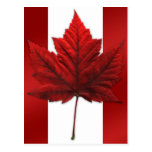 Tarjetas del arte de la bandera de Canadá de las p