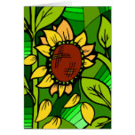 Tarjetas del arte del girasol