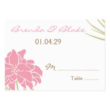 Tarjetas del asiento de la tabla del boda - lirio  tarjetas de visita