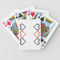Tarjetas del corazón cartas de juego