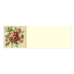 Tarjetas del cubierto del boda del Victorian Plantilla De Tarjeta Personal