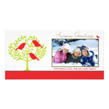 Tarjetas del día de fiesta de la foto tarjeta con foto personalizada