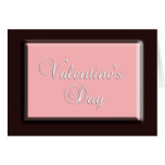 Tarjetas del día de San Valentín del chocolate