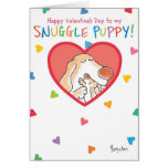 Tarjetas del día de San Valentín del PERRITO del S