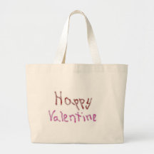 tarjetas del día de San Valentín felices Bolsas De Mano